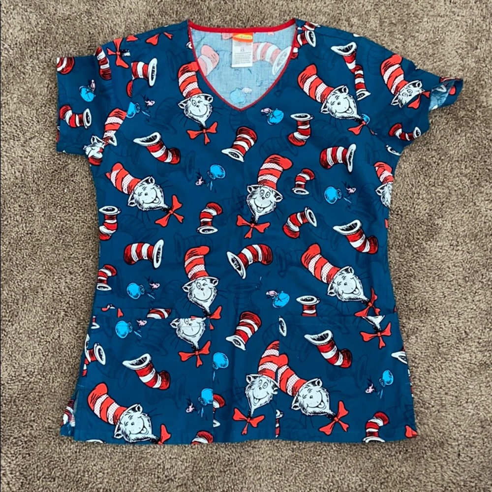 Never worn scrub top!
